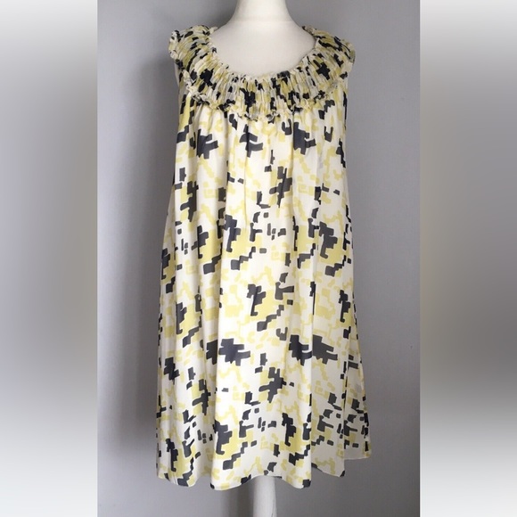 Twenty8twelve by Sienna Miller silk blouse with geometric print I sz 2 - Picture 13 of 14